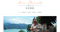 Desktop Screenshot of miss-phiaselle.com